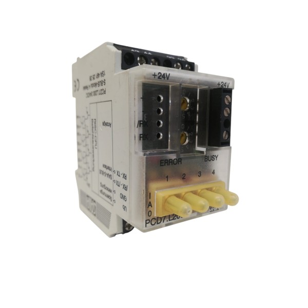 SAIA PCD7.L200 MODULO ANALOGICO 4 USCITE RELE' 6A 250VAC